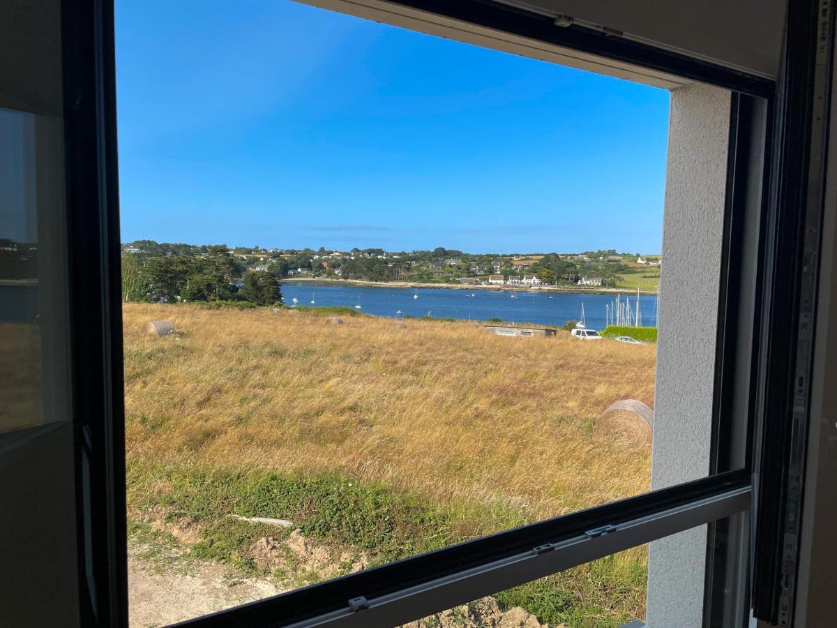 Ty Nevez - Jolie Maison Neuve Avec Petite Vue Mer Saint-Pabu  Exterior foto