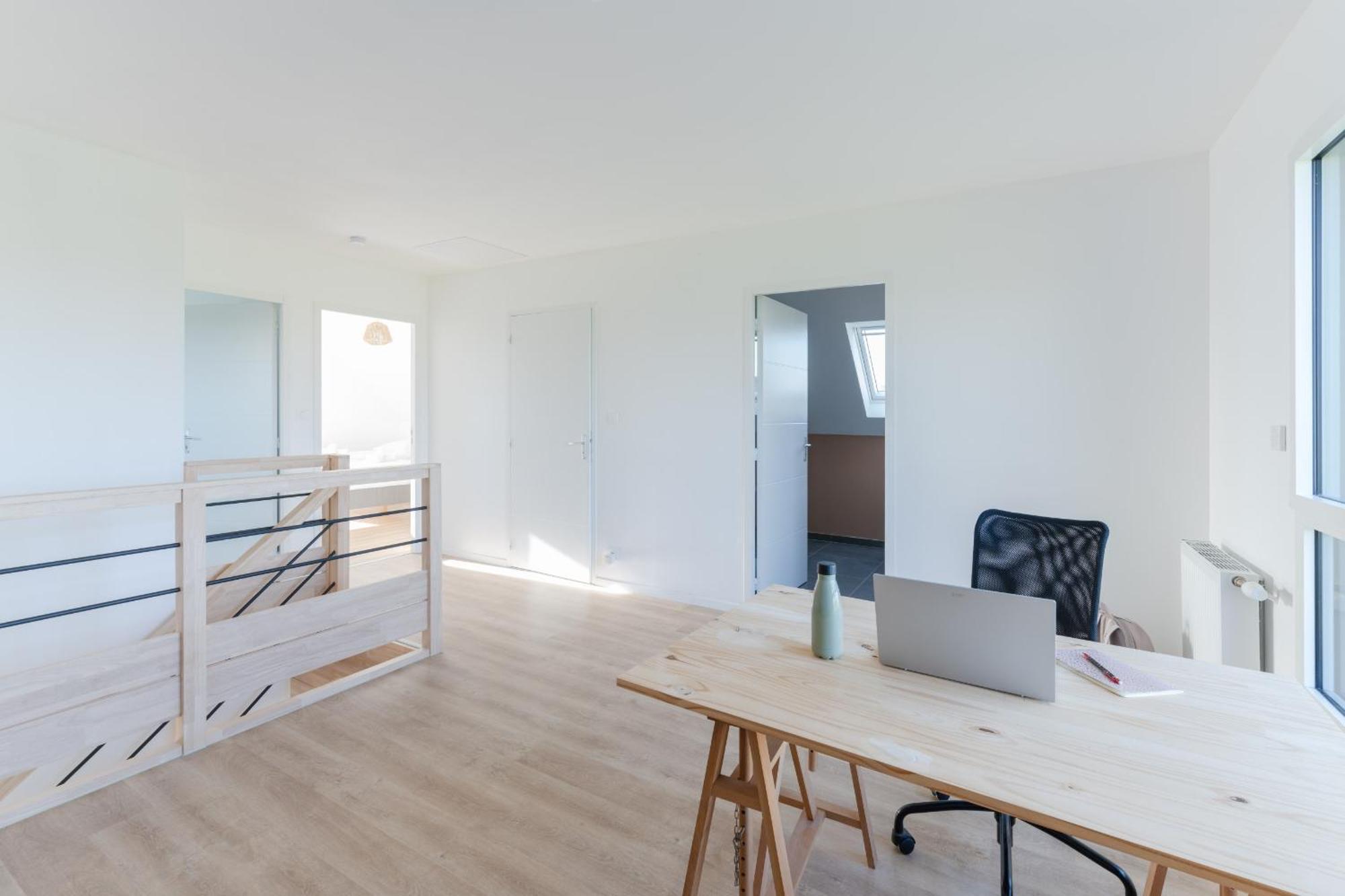 Ty Nevez - Jolie Maison Neuve Avec Petite Vue Mer Saint-Pabu  Exterior foto