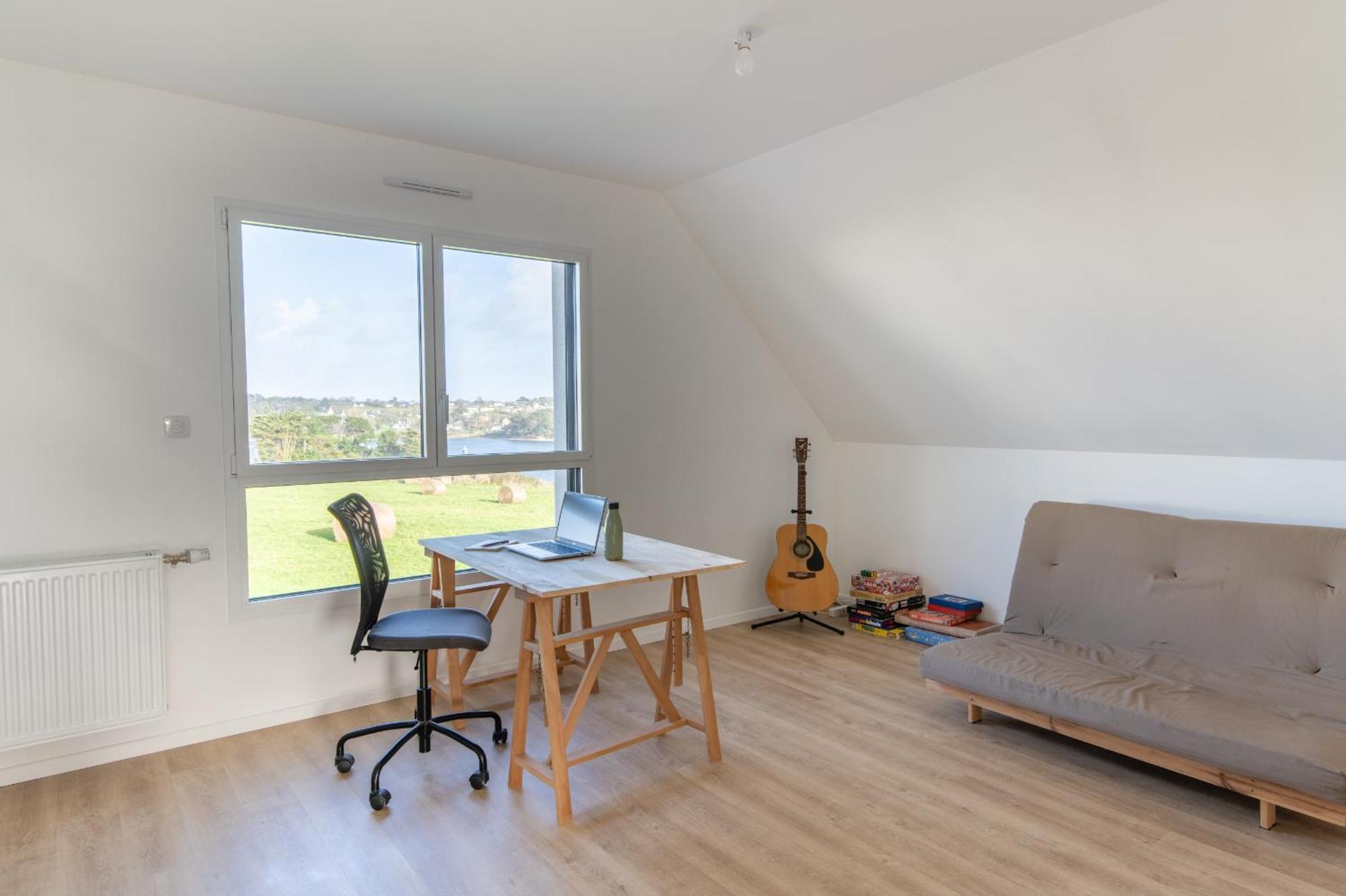 Ty Nevez - Jolie Maison Neuve Avec Petite Vue Mer Saint-Pabu  Exterior foto