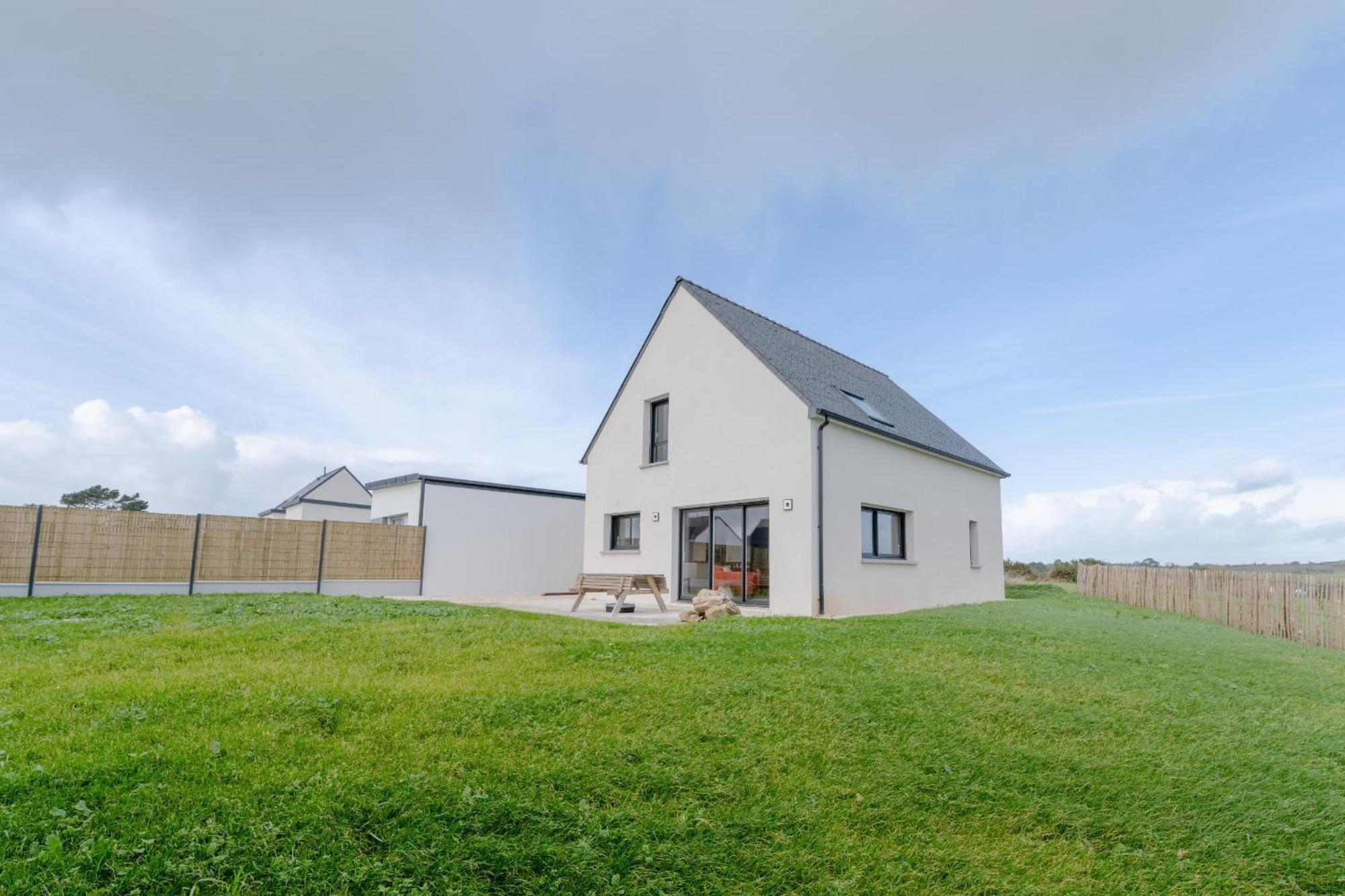 Ty Nevez - Jolie Maison Neuve Avec Petite Vue Mer Saint-Pabu  Exterior foto