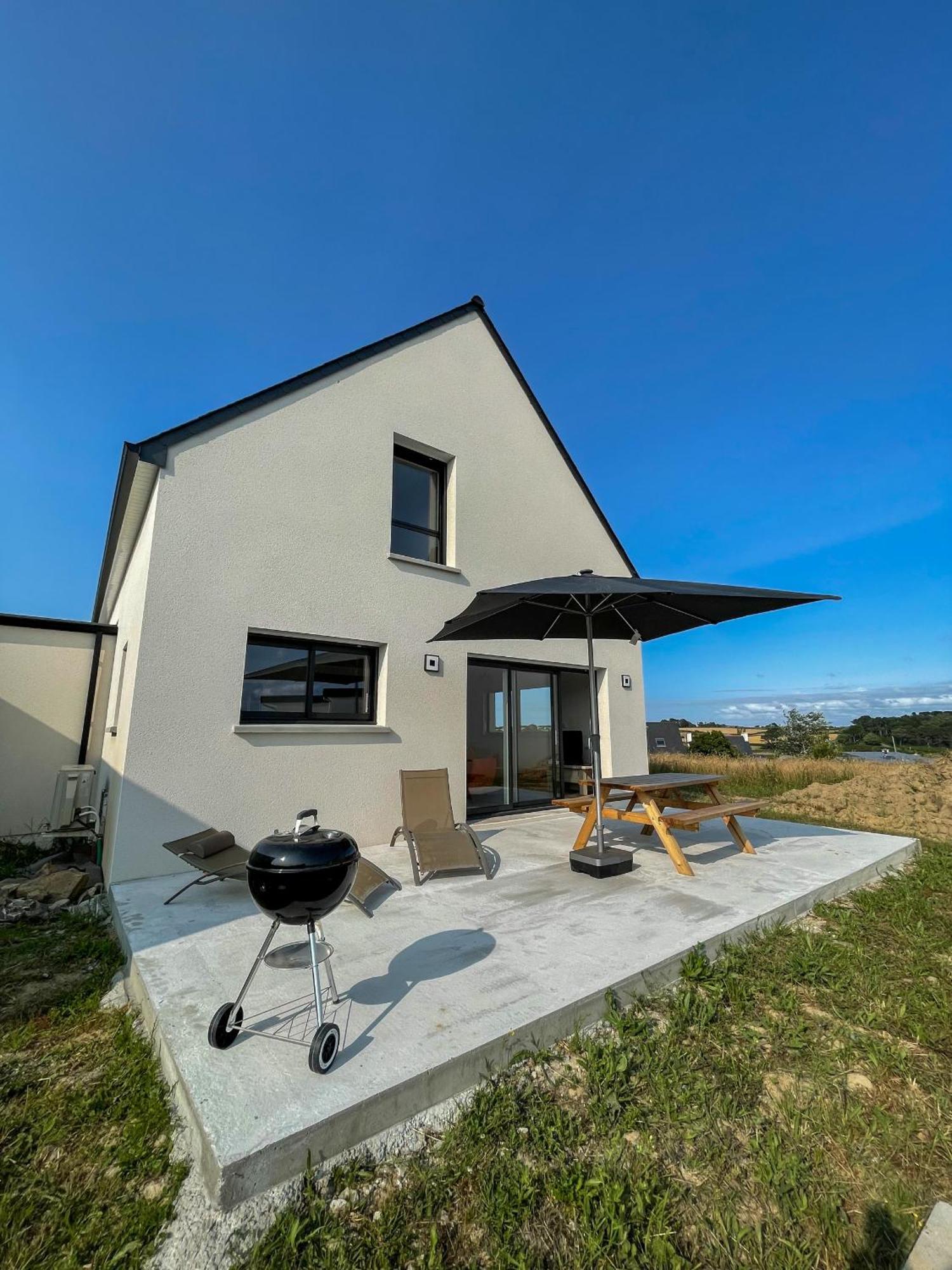 Ty Nevez - Jolie Maison Neuve Avec Petite Vue Mer Saint-Pabu  Exterior foto